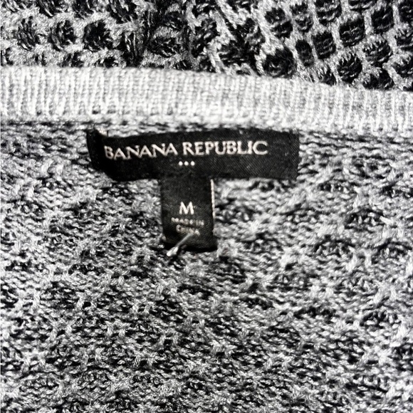 Banana Republic Draped Cotton Blend Open Front Cardigan Size M - Picture 6 of 6